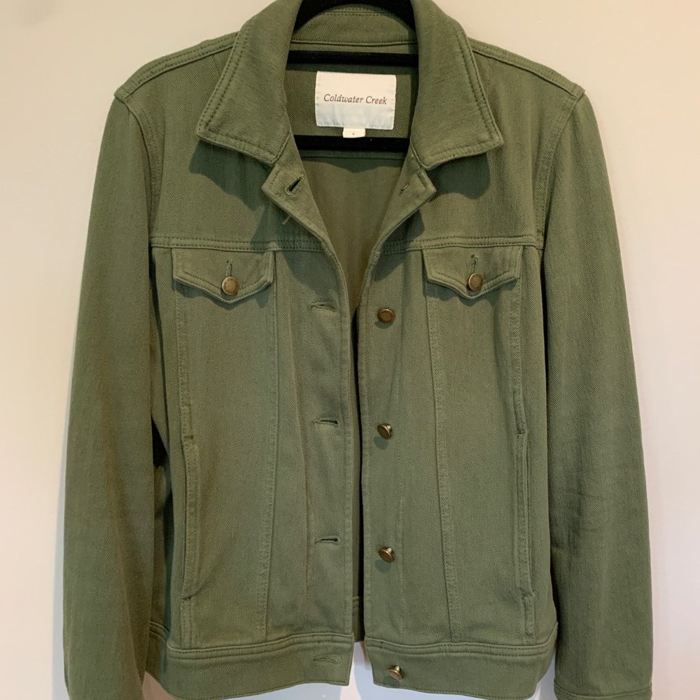 Coldwater Creek Jean Jacket Size Small EUC
